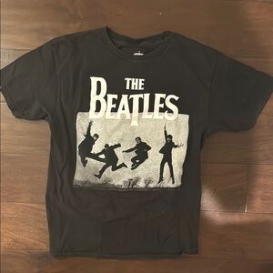 The Beatles Black Short Sleeve Tee